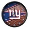 The Memory Company 11.5" Blue and Brown NFL New York Giants Wall Clock